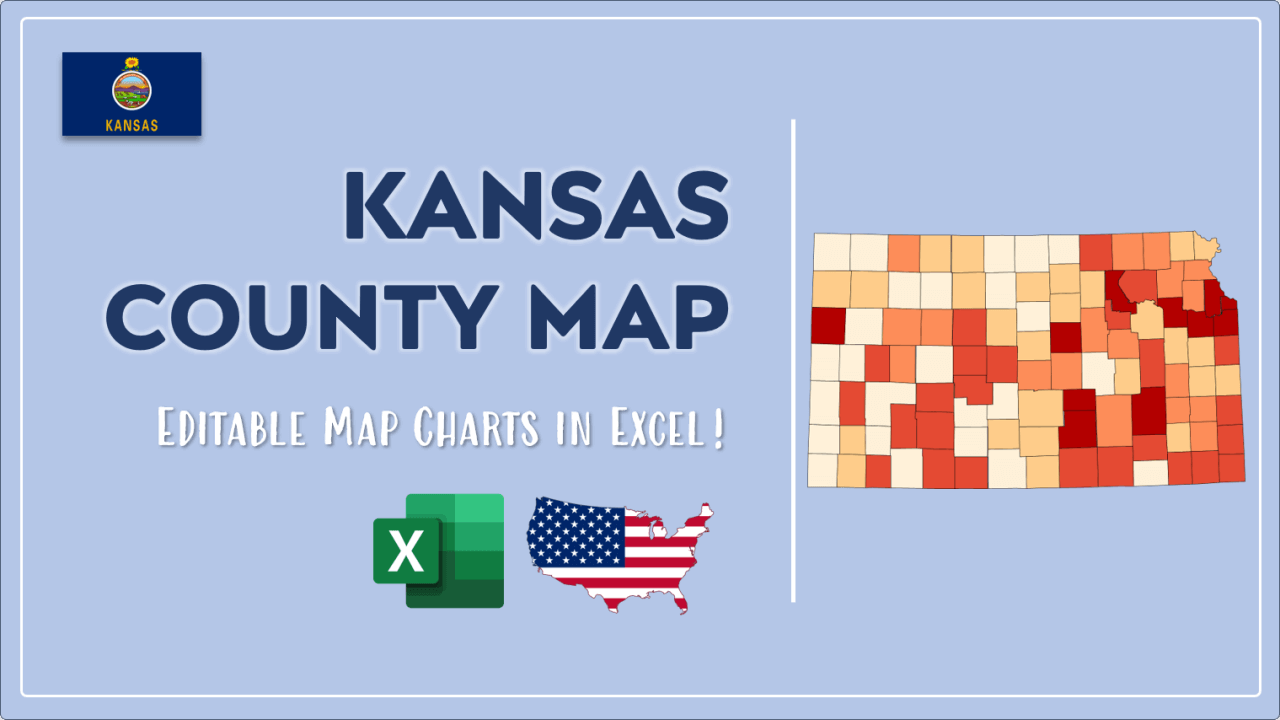 How to Paint Kansas Counties Map Video Cover Image