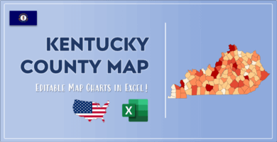 Kentucky County Map Post Cover