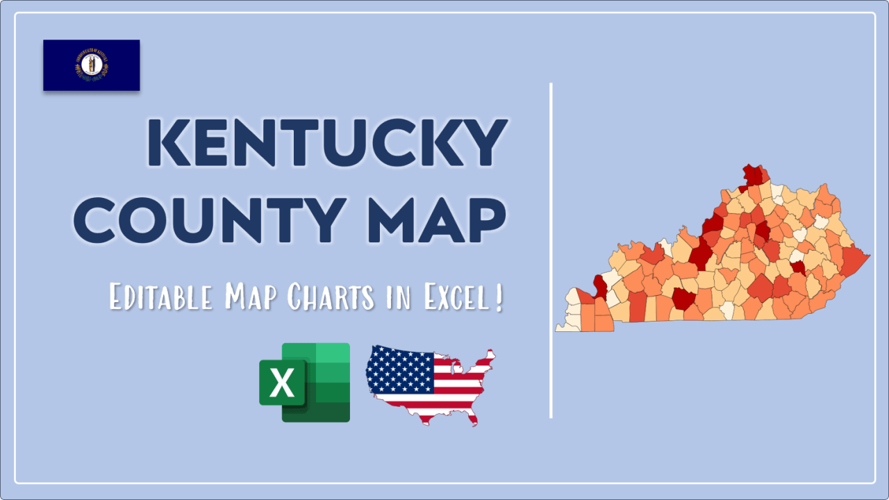 How to Paint Kentucky Counties Map Video Cover Image