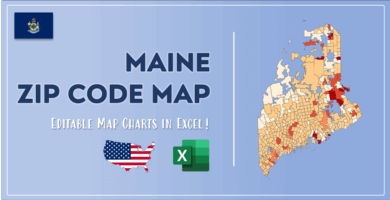 Maine Zip Code Map Post Cover