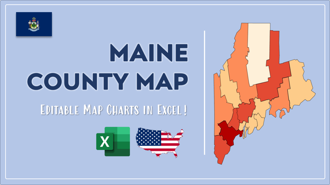 How to Paint Maine Counties Map Video Cover Image