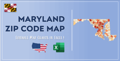 Maryland Zip Code Map Post Cover