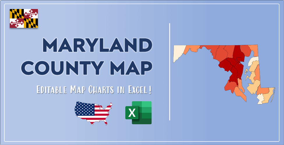 Maryland County Map Post Cover