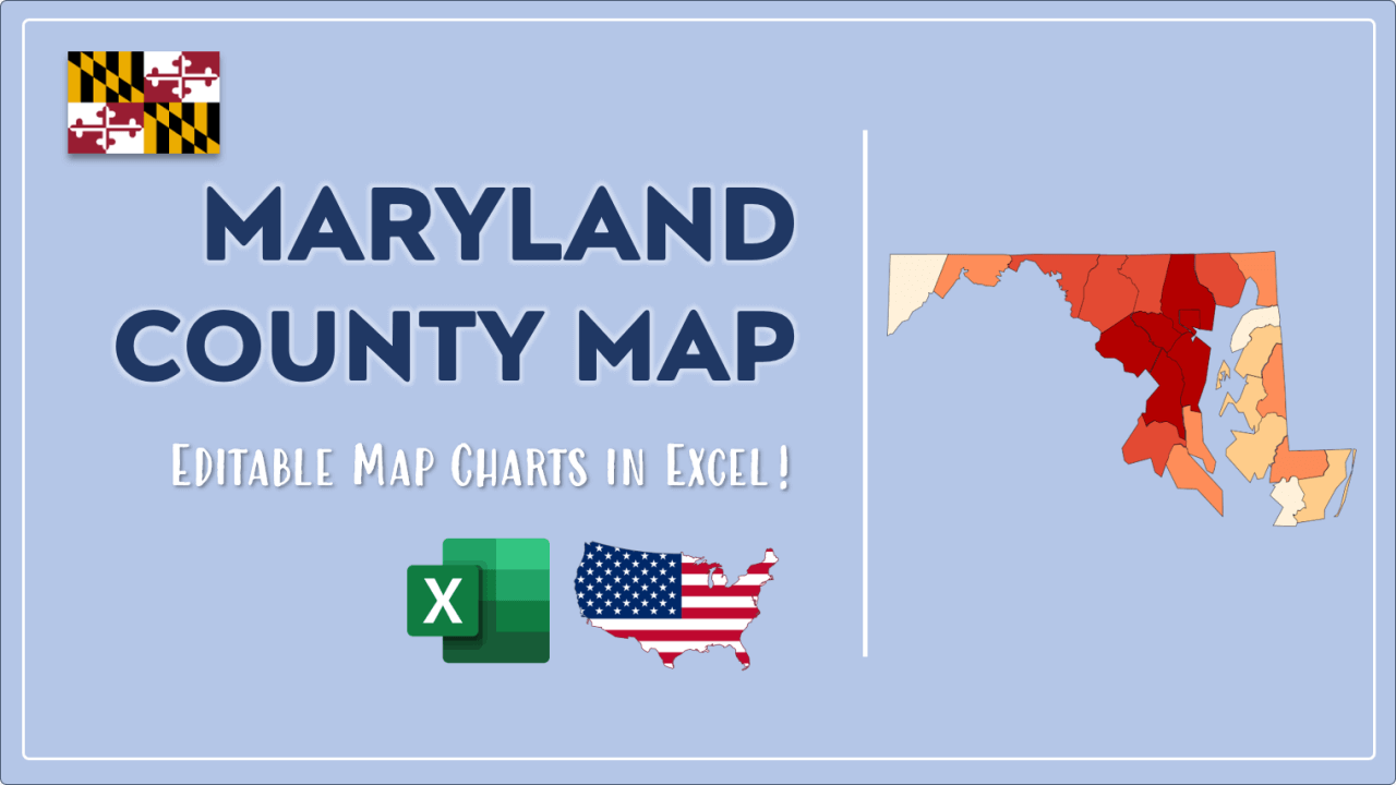 How to Paint Maryland Counties Map Video Cover Image