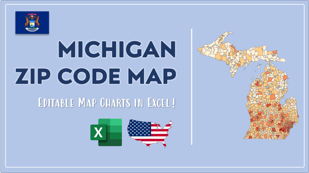 How to Paint Michigan Zip Codes Map Video Cover Image