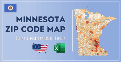 Minnesota Zip Code Map Post Cover