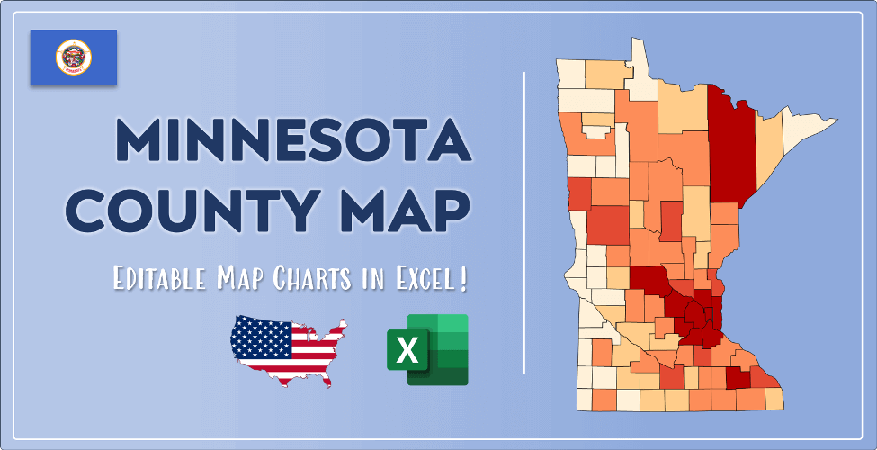 Minnesota County Map Post Cover