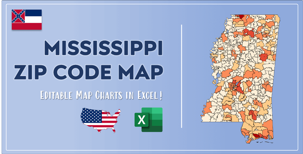 Mississippi Zip Code Map Post Cover
