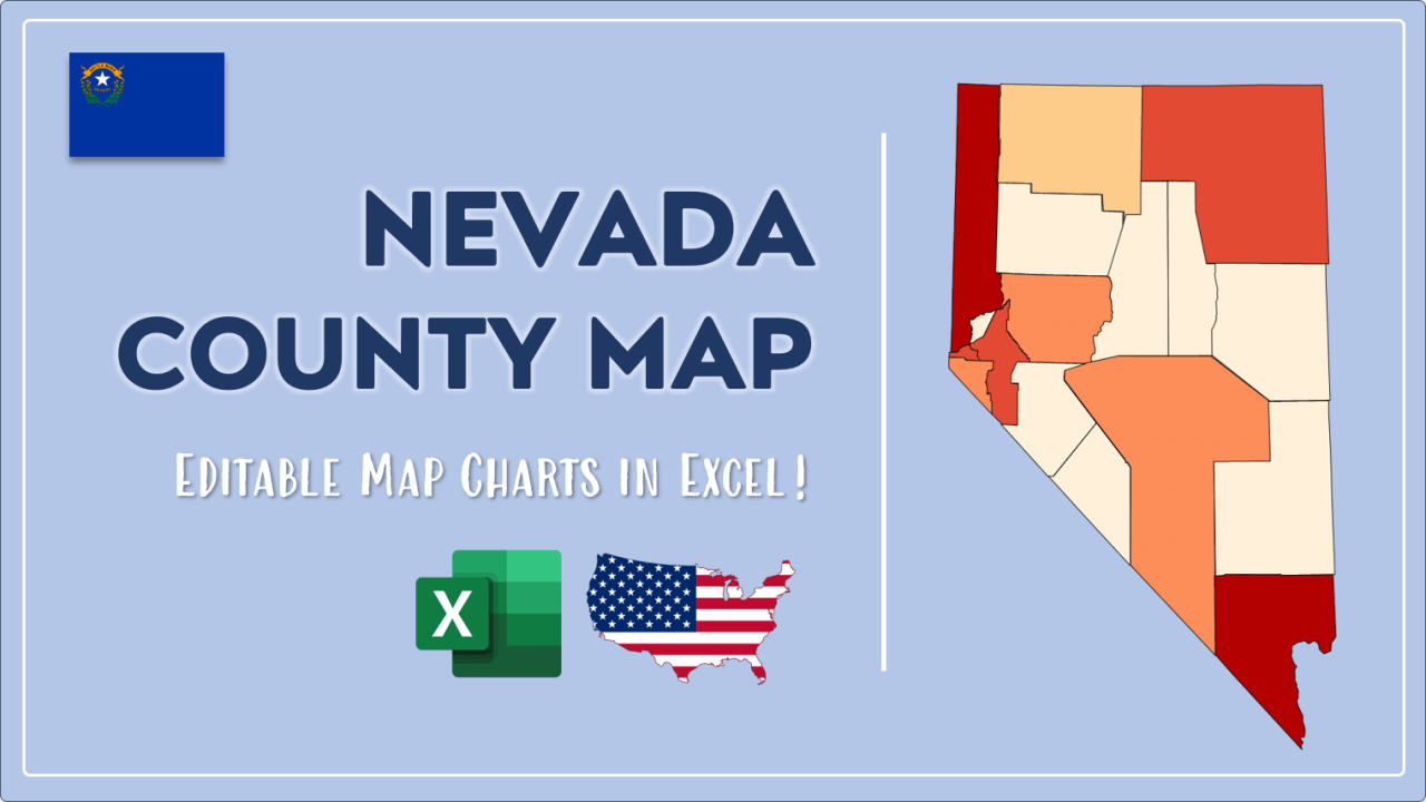 How to Paint Nevada Counties Map Video Cover Image