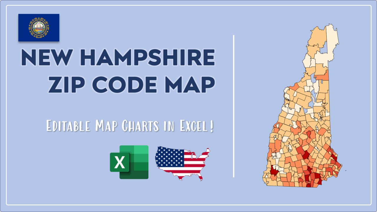 How to Paint New Hampshire Zip Codes Map Video Cover Image