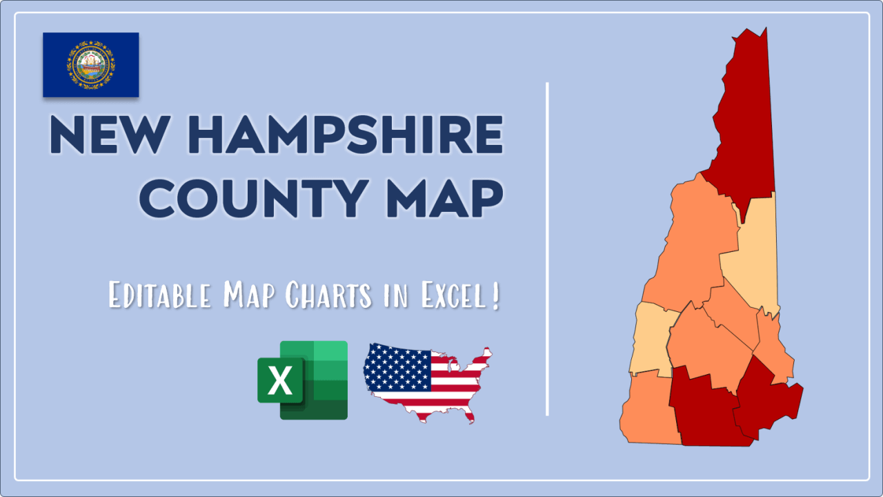 How to Paint New Hampshire Counties Map Video Cover Image