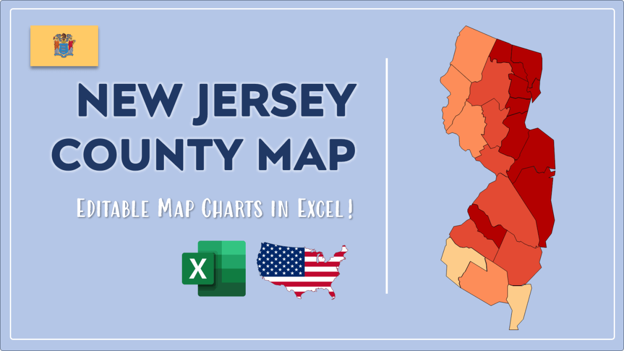 How to Paint New Jersey Counties Map Video Cover Image