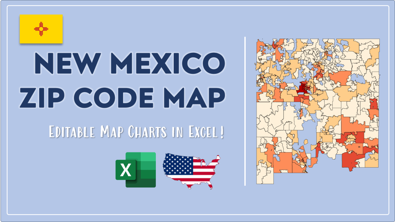 How to Paint New Mexico Zip Codes Map Video Cover Image