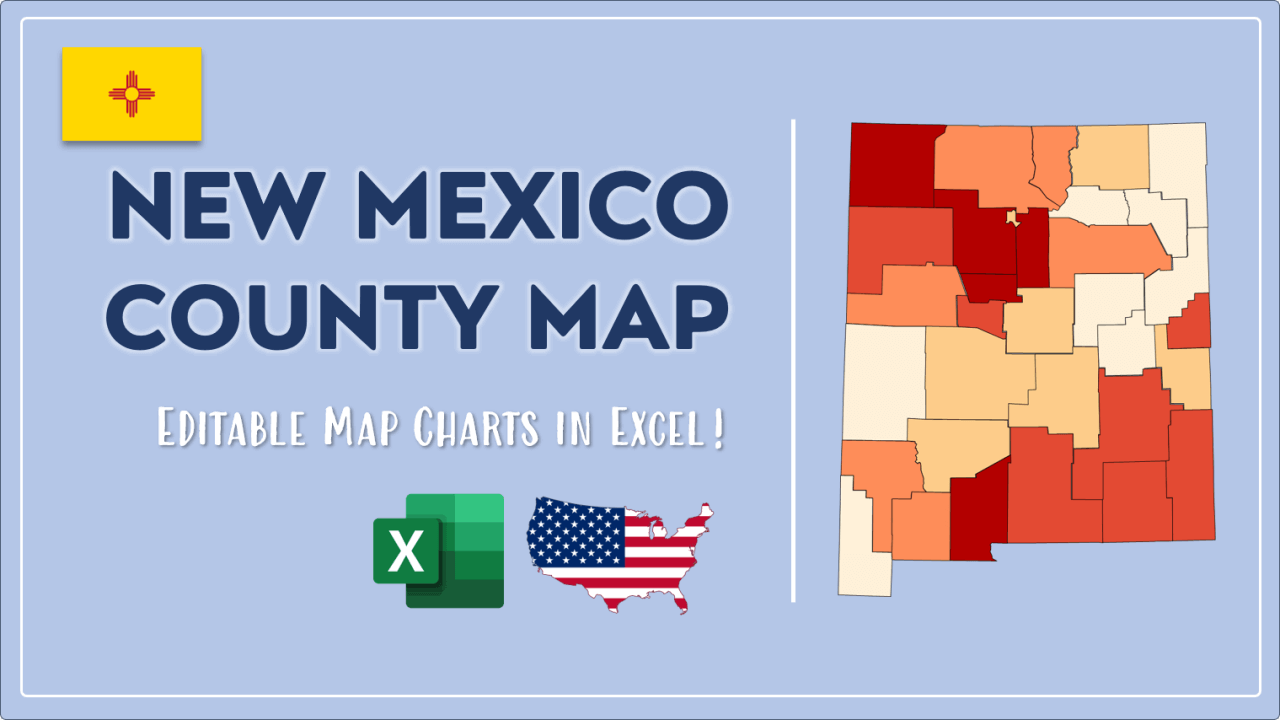 How to Paint New Mexico Counties Map Video Cover Image