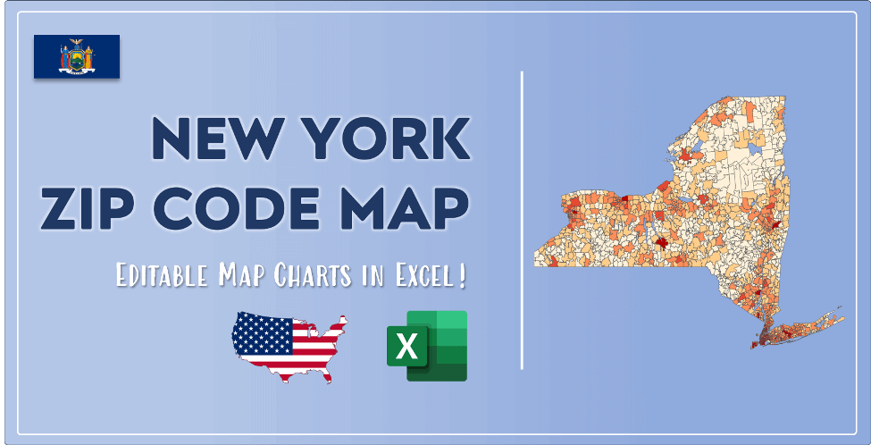 New York Zip Code Map Post Cover