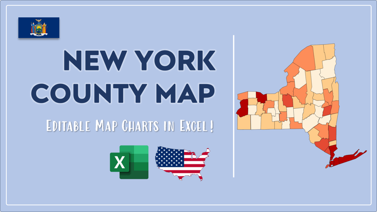 How to Paint New York Counties Map Video Cover Image