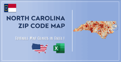 North Carolina Zip Code Map Post Cover