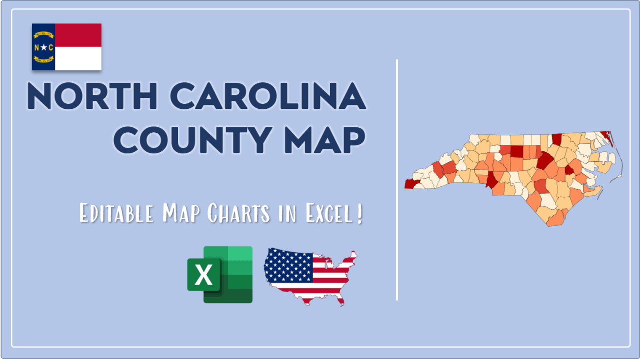 How to Paint North Carolina Counties Map Video Cover Image