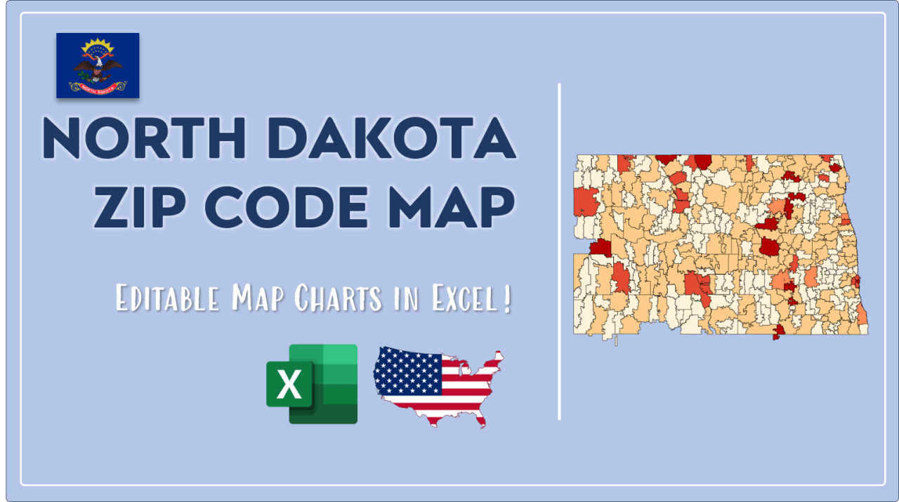 How to Paint North Dakota Zip Codes Map Video Cover Image