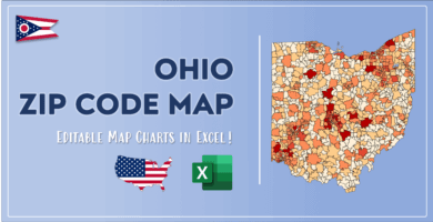 Ohio Zip Code Map Post Cover