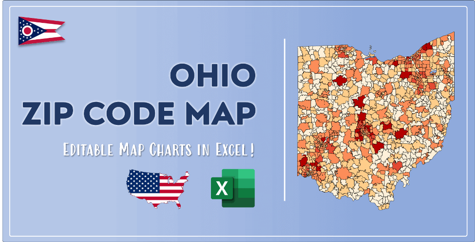 Ohio Zip Code Map Post Cover