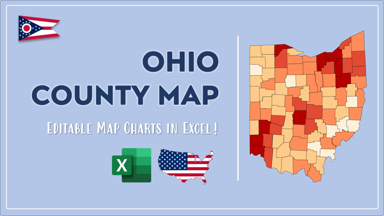 How to Paint Ohio Counties Map Video Cover Image