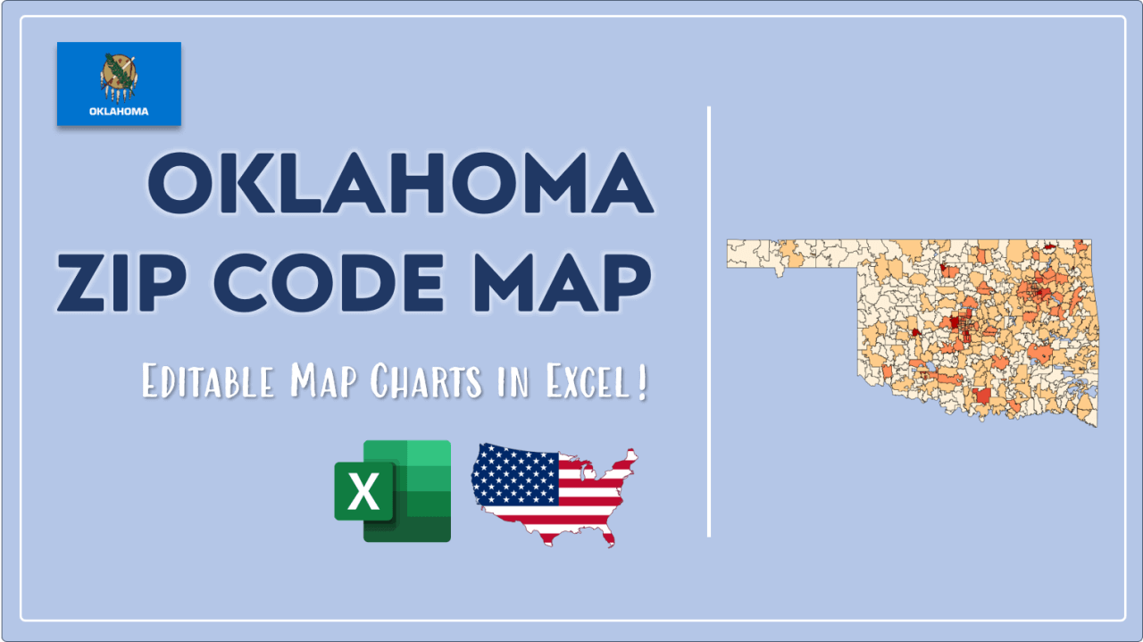 How to Paint Oklahoma Zip Codes Map Video Cover Image