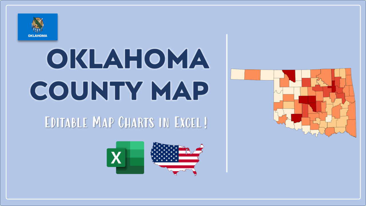 How to Paint Oklahoma Counties Map Video Cover Image