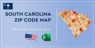 South Carolina Zip Code Map Post Cover