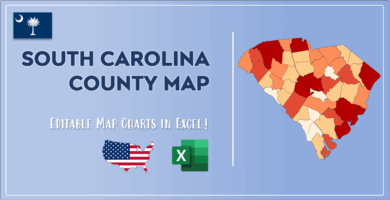 South Carolina County Map Post Cover