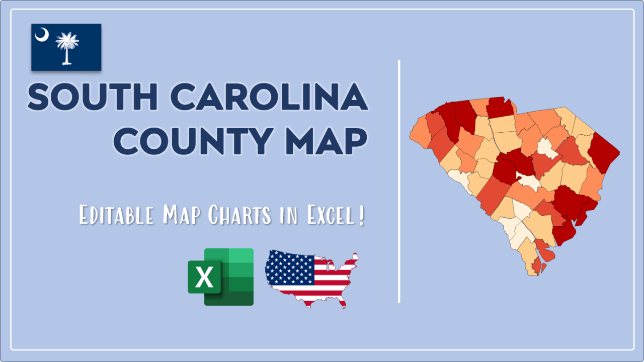 How to Paint South Carolina Counties Map Video Cover Image