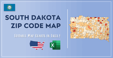 South Dakota Zip Code Map Post Cover