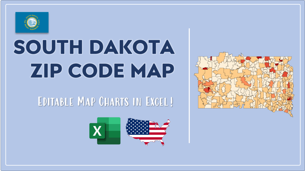 How to Paint South Dakota Zip Codes Map Video Cover Image