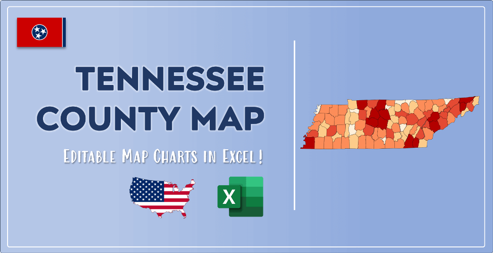 Tennessee County Map Post Cover