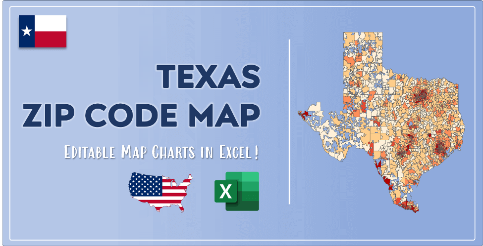 Texas Zip Code Map Post Cover