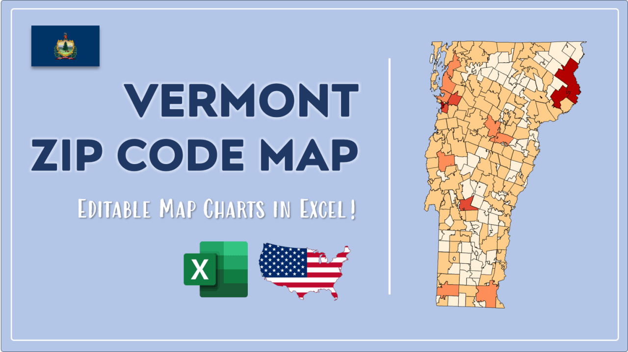 How to Paint Vermont Zip Codes Map Video Cover Image