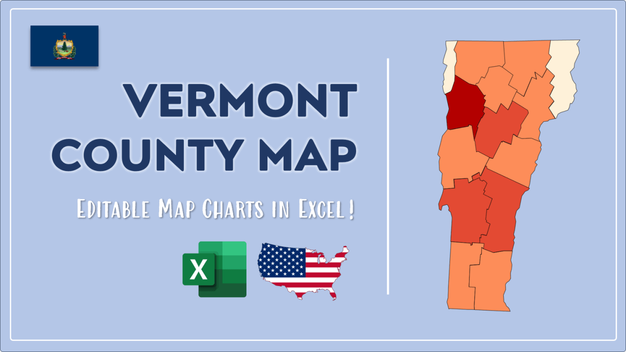 How to Paint Vermont Counties Map Video Cover Image