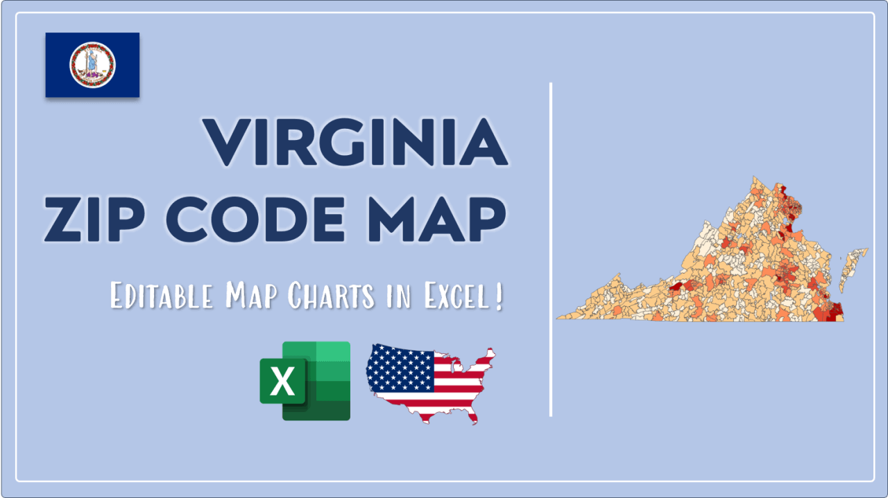 How to Paint Virginia Zip Codes Map Video Cover Image