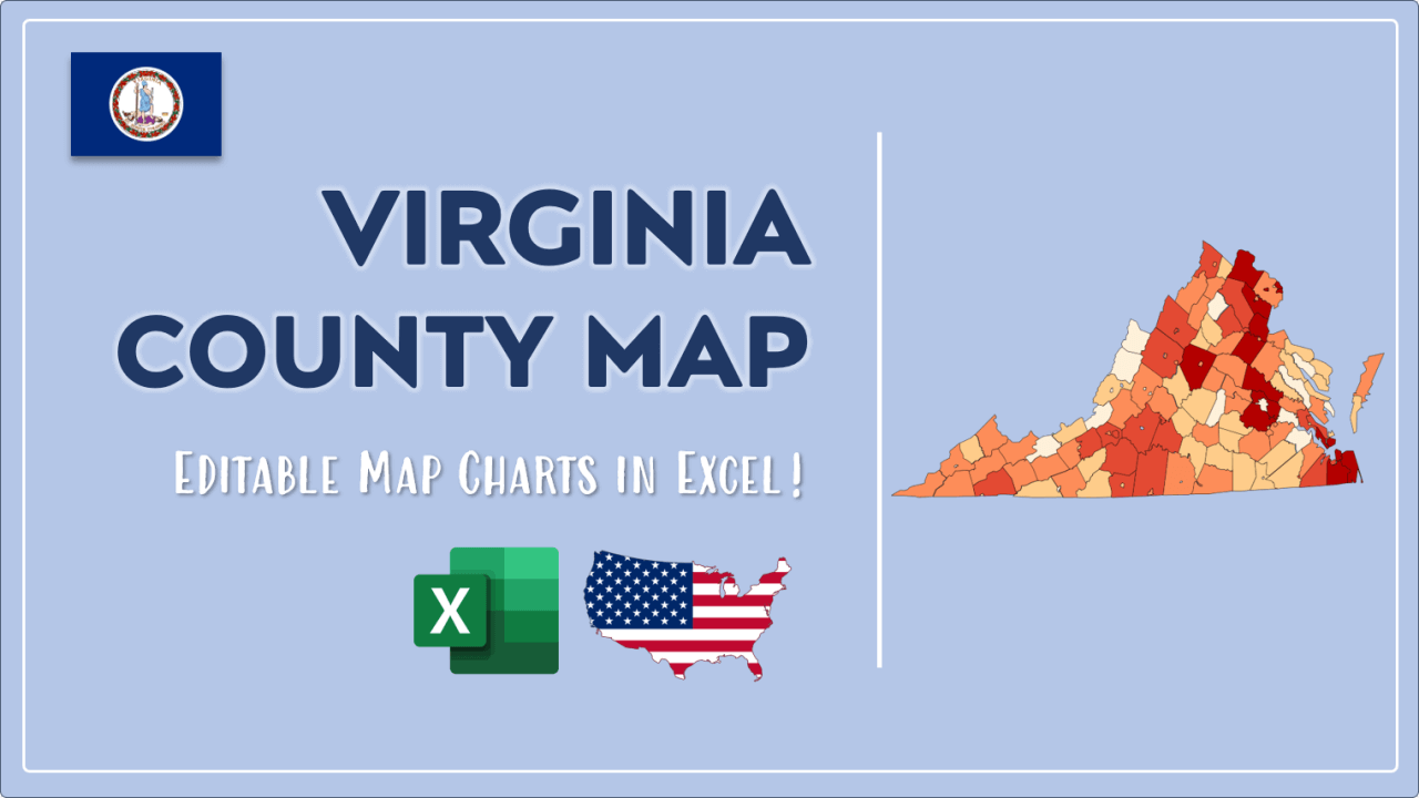 How to Paint Virginia Counties Map Video Cover Image