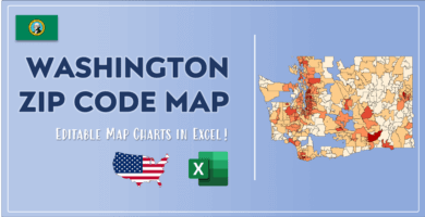 Washington Zip Code Map Post Cover