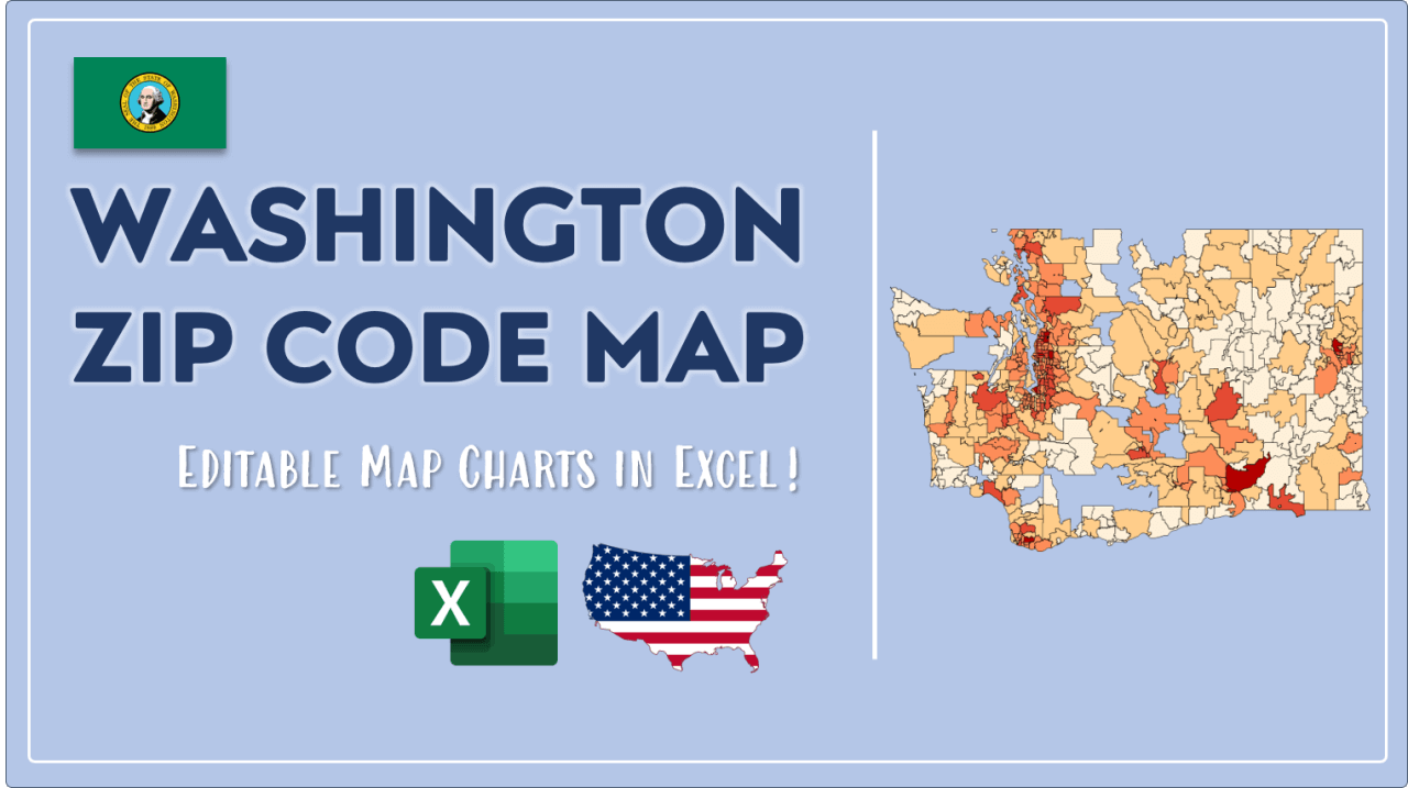 How to Paint Washington Zip Codes Map Video Cover Image