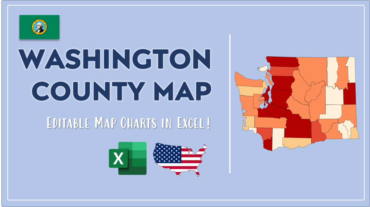 How to Paint Washington Counties Map Video Cover Image