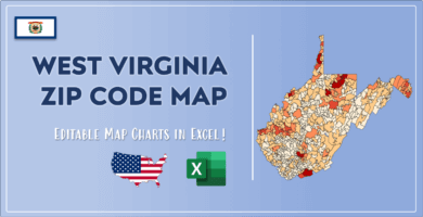 West Virginia Zip Code Map Post Cover