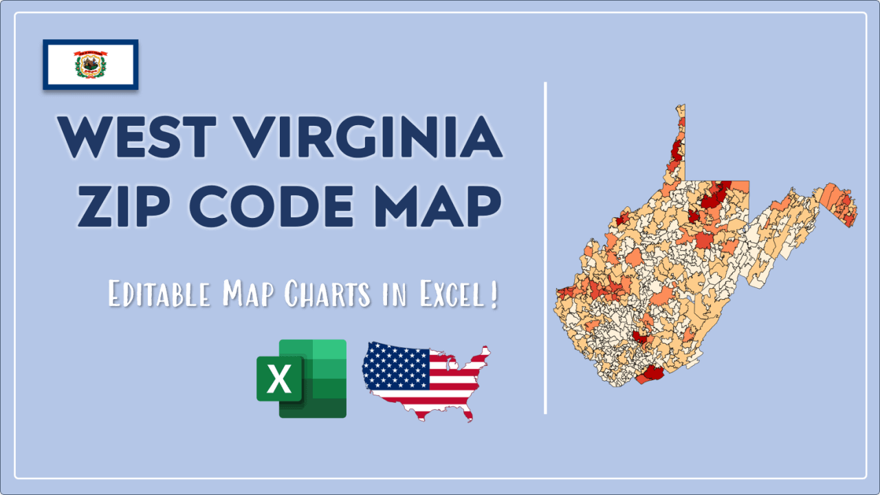 How to Paint West Virginia Zip Codes Map Video Cover Image