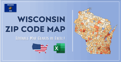 Wisconsin Zip Code Map Post Cover