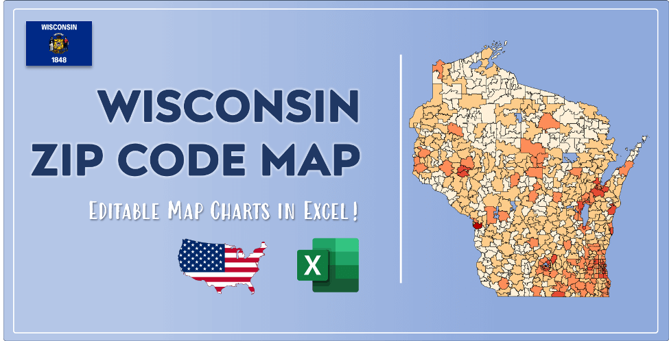 Wisconsin Zip Code Map Post Cover