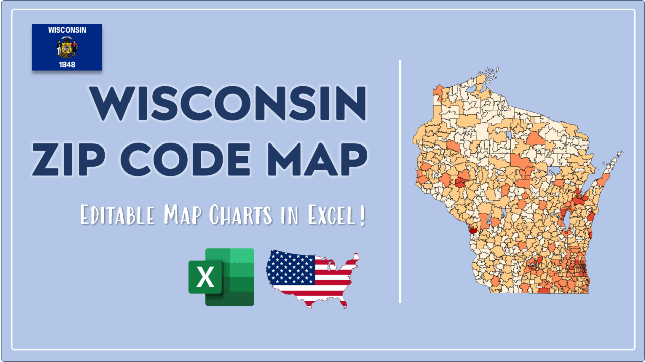 How to Paint Wisconsin Zip Codes Map Video Cover Image