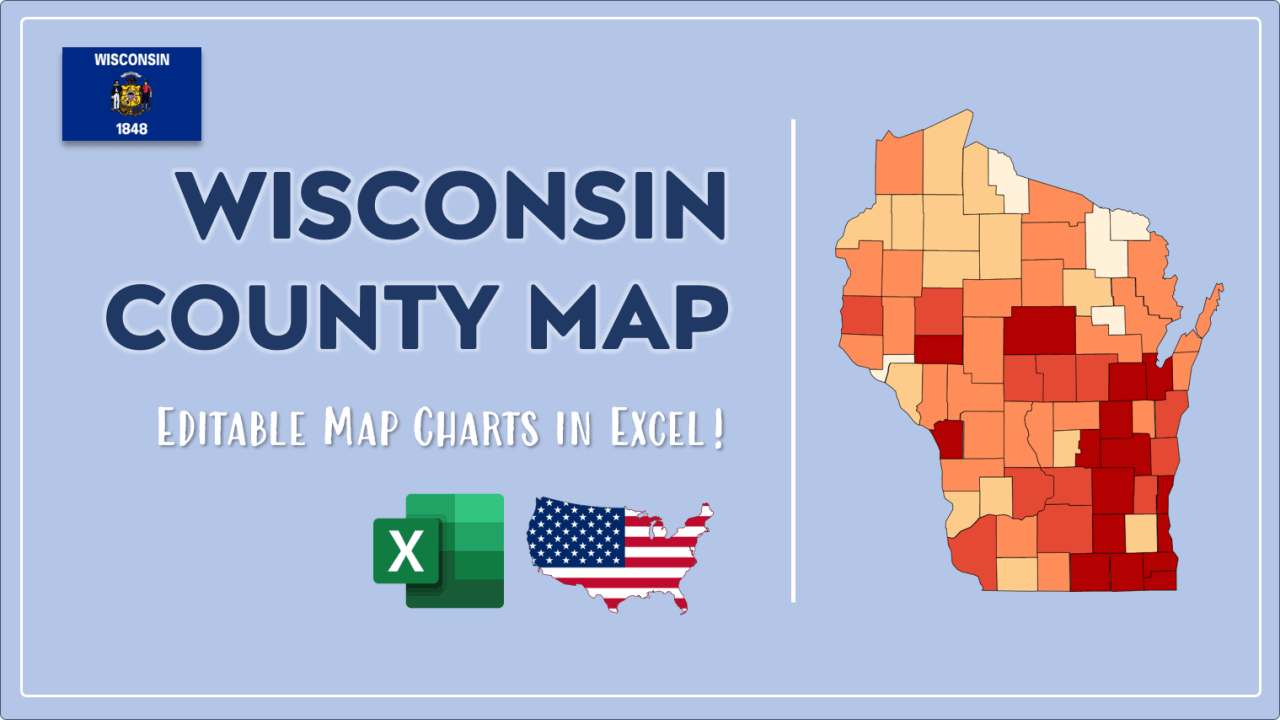 How to Paint Wisconsin Counties Map Video Cover Image