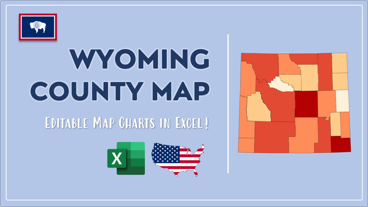 How to Paint Wyoming Counties Map Video Cover Image