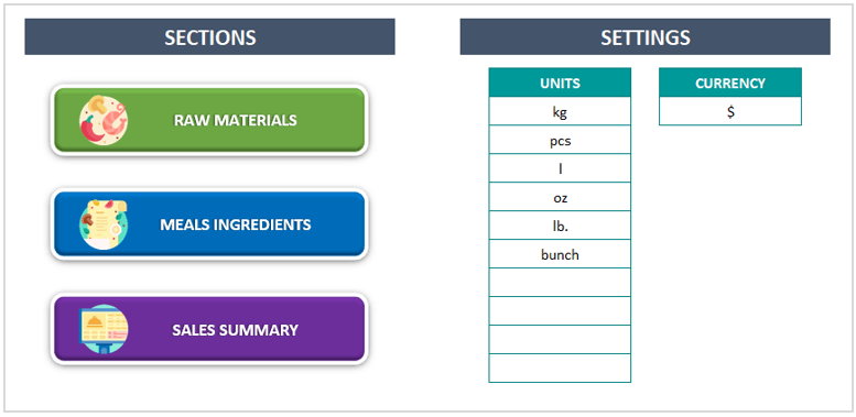 Menu-Items-Cost-Calculator-Someka-S07